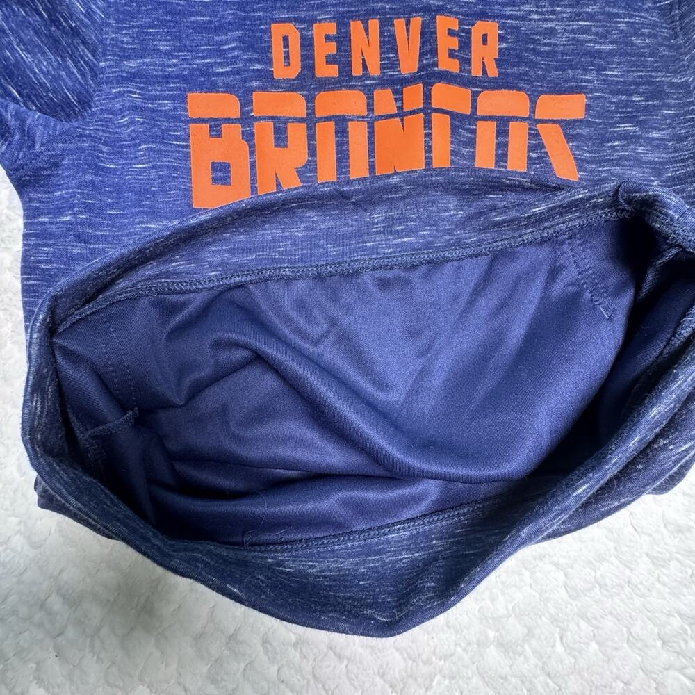 NFL Denver Broncos Youth XL Hoodie Blue Orange Lightweight Pullover Sweatshirt - Picture 4 of 7